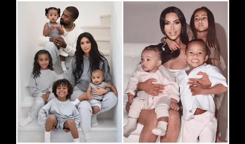 Kim Kardashian y su familia.