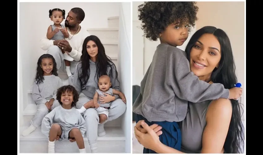 Kim Kardashian y su familia.