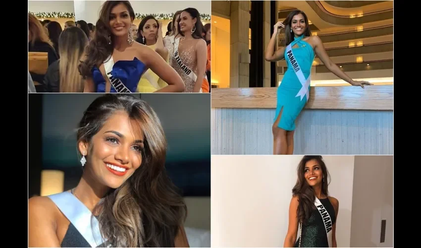 Los diferentes estilos y looks de Mehr en el Miss Universo. Ya está todo listo para la preliminar. Fotos: Instagram