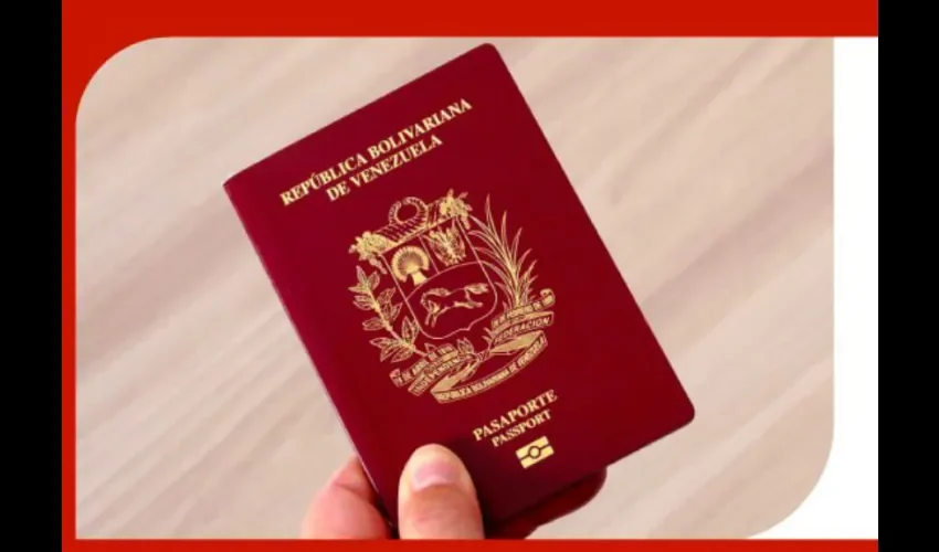 Foto ilustrativa del pasaporte. 