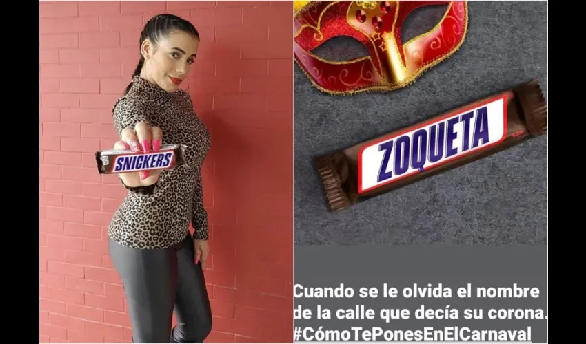 Ay, como que Sara es el tema de la nueva publicidad de la marca de chocolates. Fotos: Instagram
