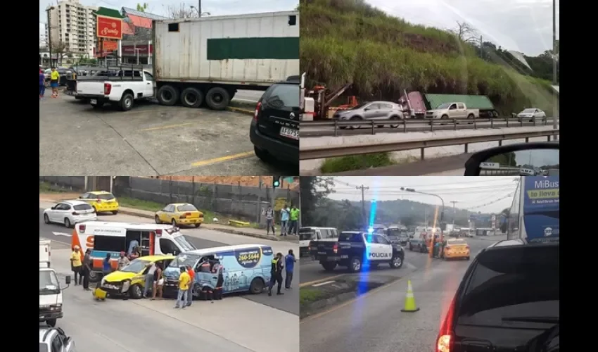 Foto ilustrativa del accidente. 