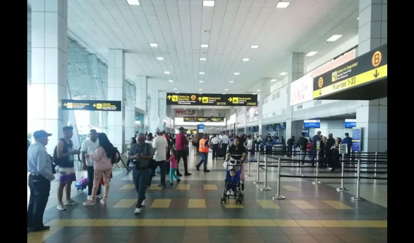Foto ilustrativa del Aeropuerto Internacional de Tocumen. 