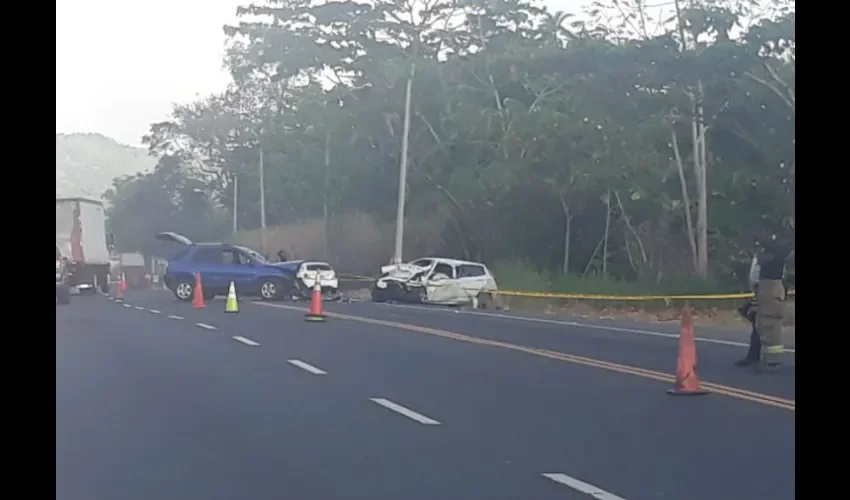Un hombre murió en la madrugada de este 16 de febrero de 2020 en la carretera Panamá - Colón.