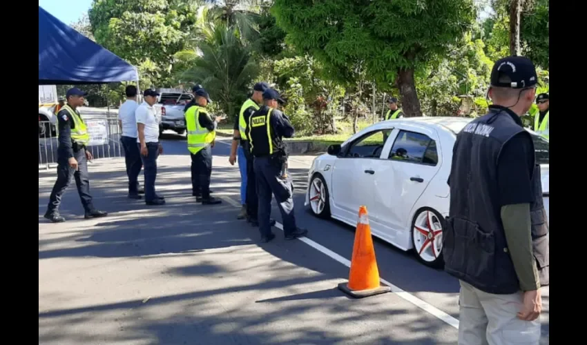 Foto ilustrativa  de los operativos en Chiriquí. 