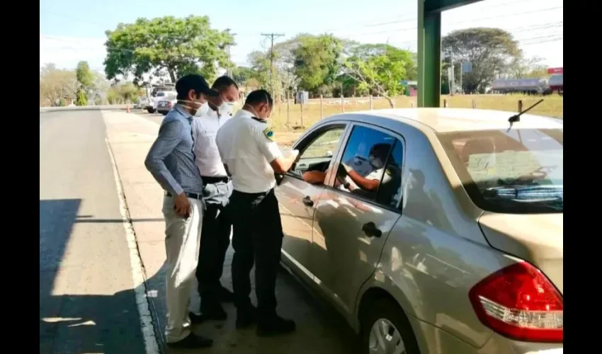 Foto ilustrativa de los controles a nivel nacional. 