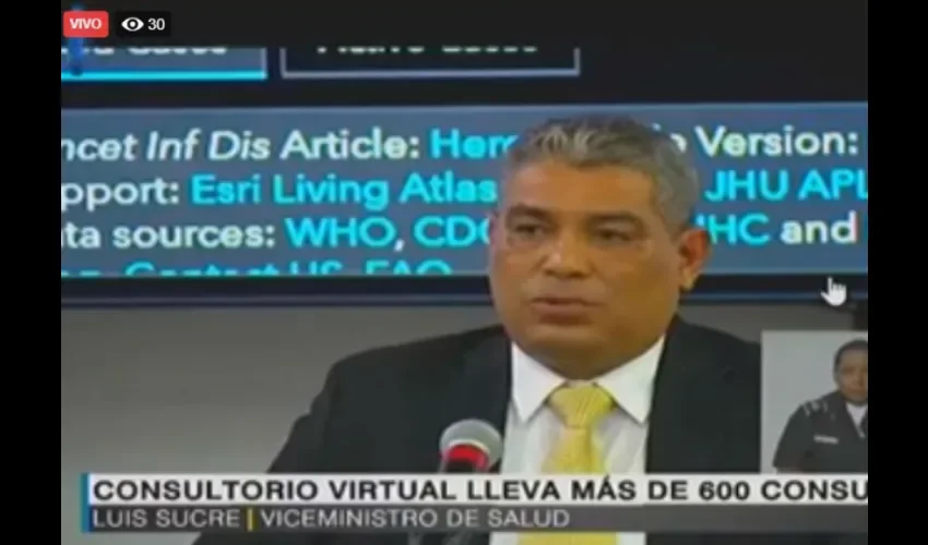 Foto ilustrativa de la presentación del informe. 