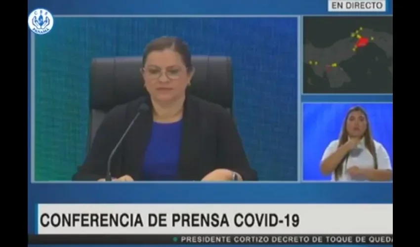 Foto ilustrativa de la ministra de salud. 