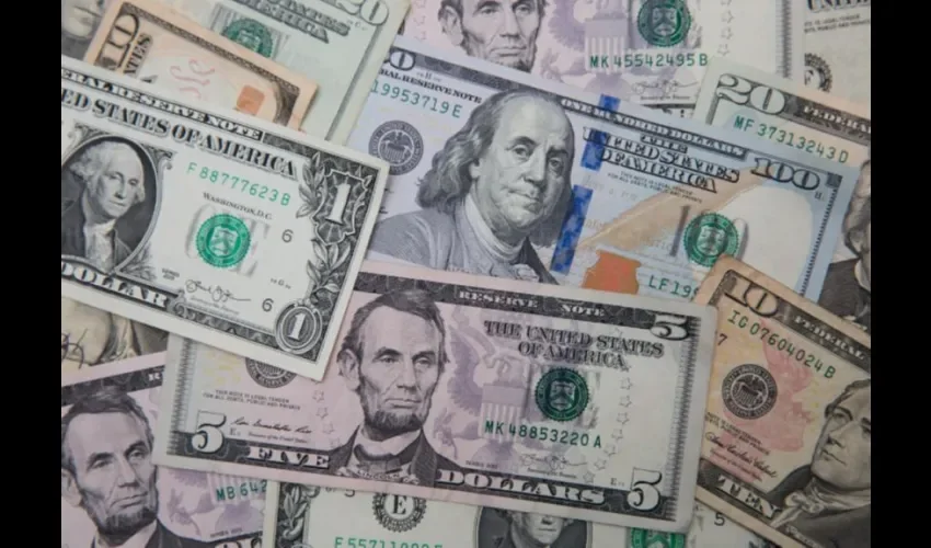 Foto ilustrativa del dinero en Panamá. 
