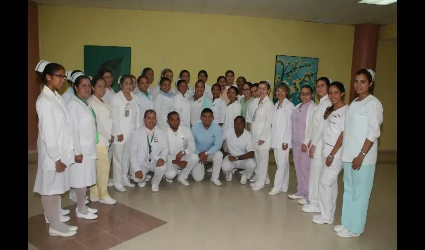 Foto ilustrativa de un grupo de enfermeras. 