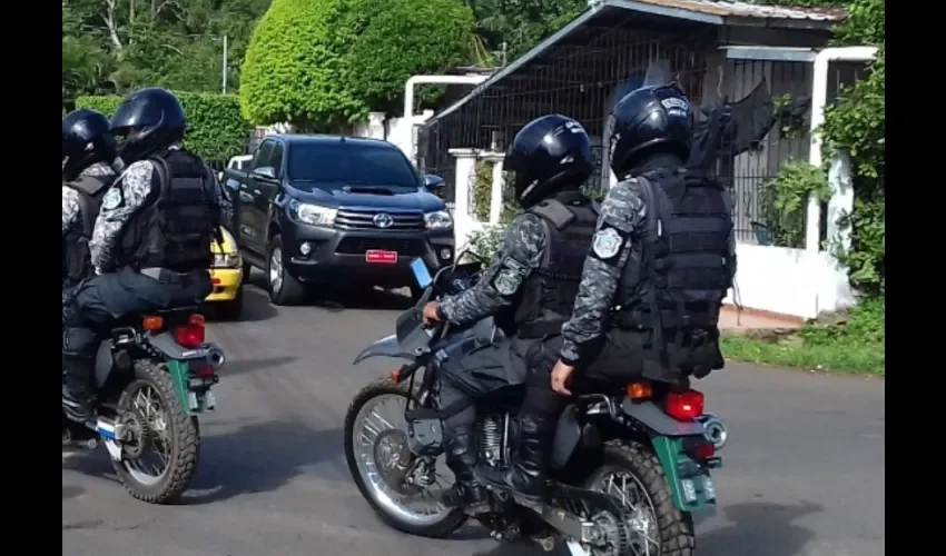 Foto ilustrativa de las unidades de la policía. 