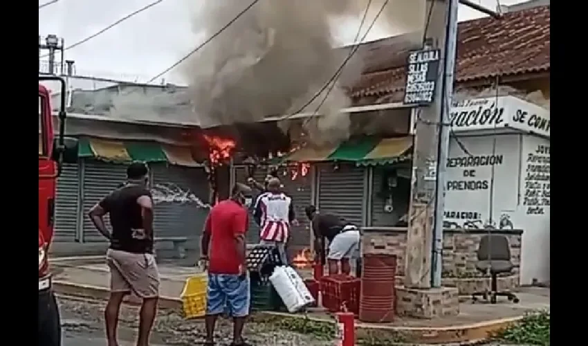 Foto ilustrativa del incendio. 