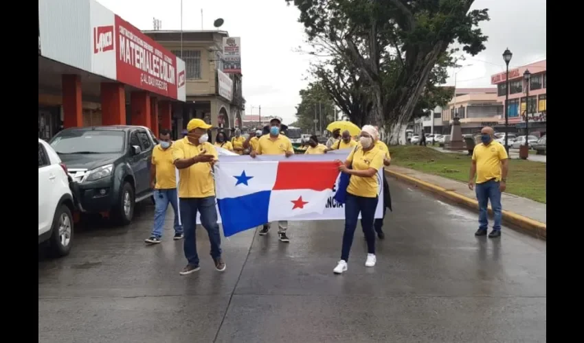 Foto ilustrativa de la marcha. 