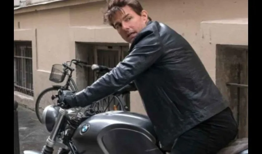 Tom Cruise en rodaje de película. Foto: Archivo