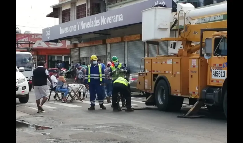 Foto ilustrativa de la reparación. 