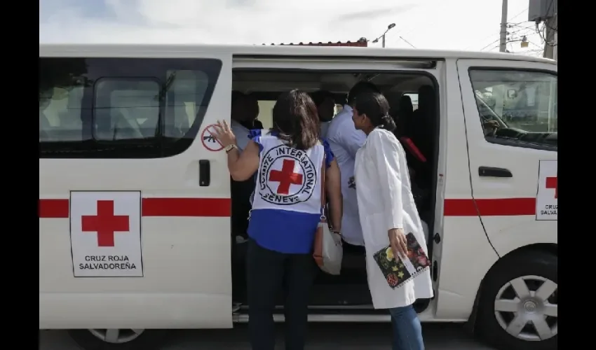 Foto ilustrativa de la Cruz Roja. 