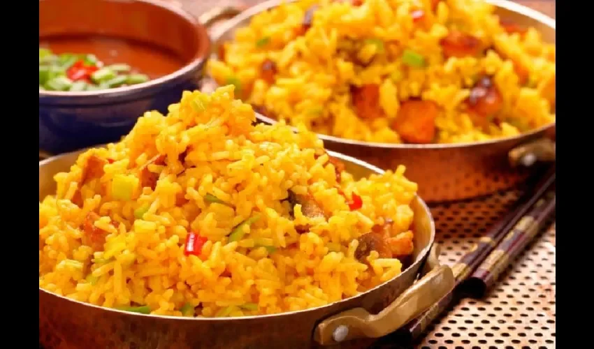 Foto ilustrativa de un arroz con pollo. 