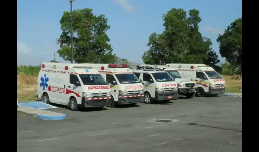 Foto ilustrativa de las ambulancias. 