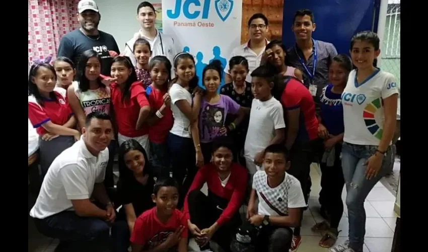 Foto ilustrativa de las acciones de JCI Panamá Oeste. Cortesía. 