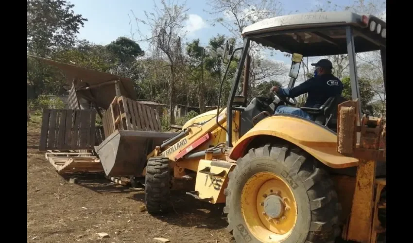 Foto ilustrativa de la demolición. 