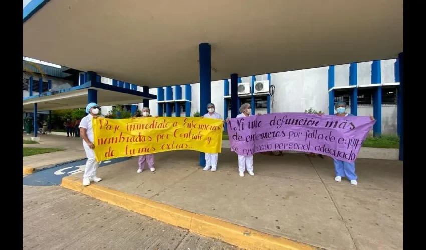 Reiteraron que trabajan, a veces, sin los insumos adecuados. Piden ser tomados en cuenta.  Foto: Cortesía 