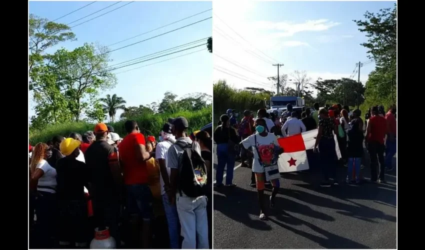 Estas familias desde la pasada administración procedieron a invadir estos terrenos. Fotos: Diomedes Sánchez. 