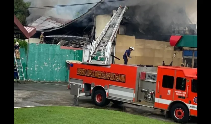 Foto ilustrativa del incendio. 