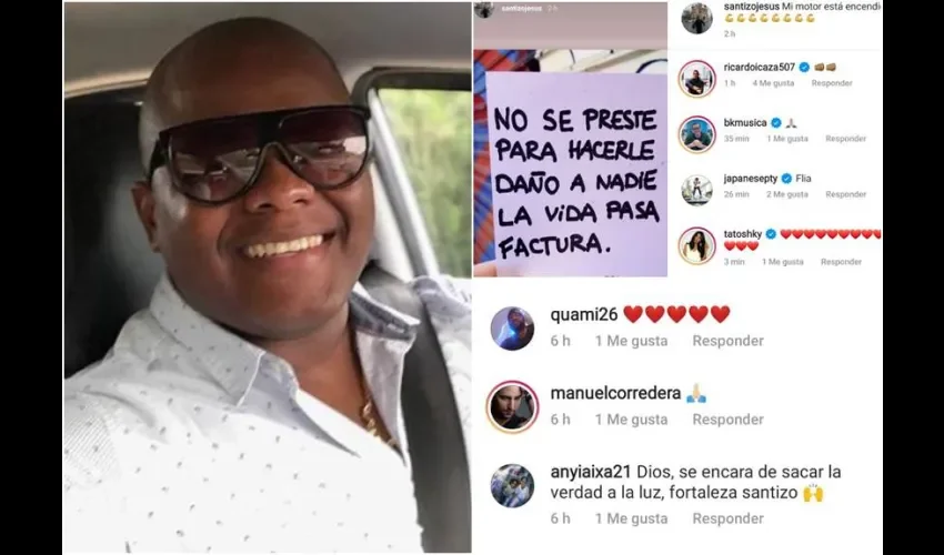 Santizo se dio a concoer en La Cáscara. Foto: Instagram. 