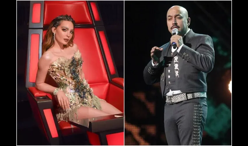 Belinda y Lupillo. Foto: Instagram/EFE. 