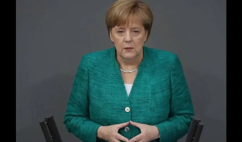 Foto ilustrativa de Merkel. 