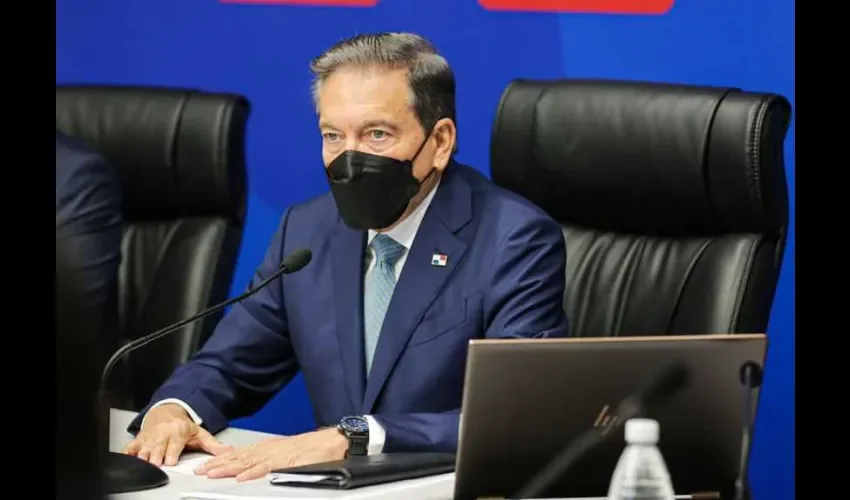Presidente de Panamá, Laurentino Cortizo. 
