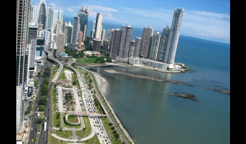 Foto de la ciudad de Panamá. 