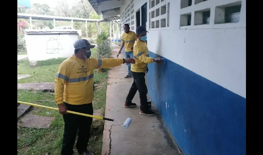 Foto ilustrativa de los trabajos de mantenimiento.