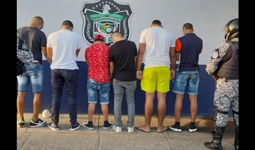 Foto ilustrativa de los detenidos. 