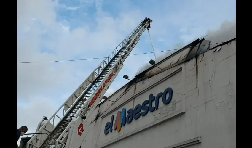 Foto ilustrativa del incendio. 