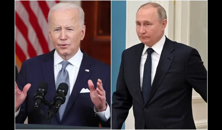 Foto: Joe Biden y ladímir Putin 