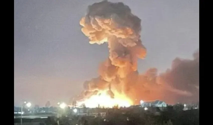 Foto ilustrativa de las explosiones. 