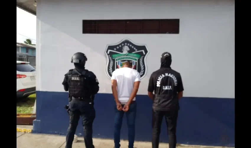 Foto ilustrativa de la detención. 