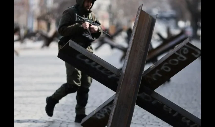 Foto ilustrativa de las barricadas. 
