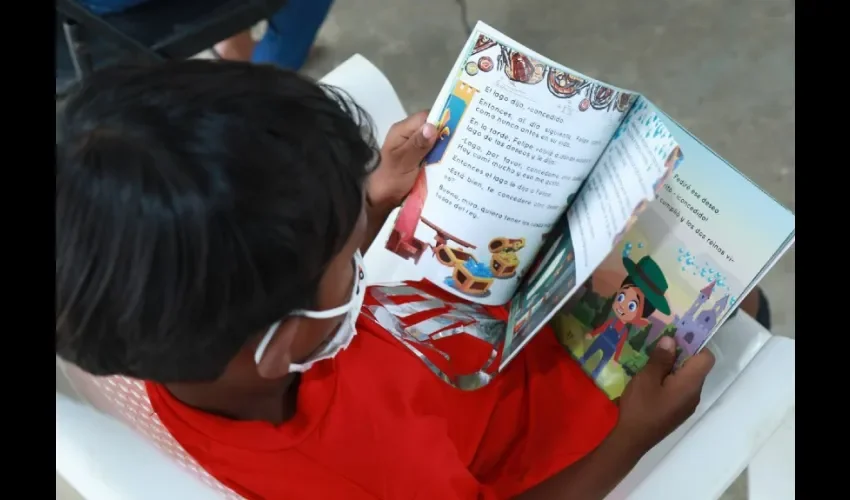 Foto ilustrativa de un niño leyendo. 