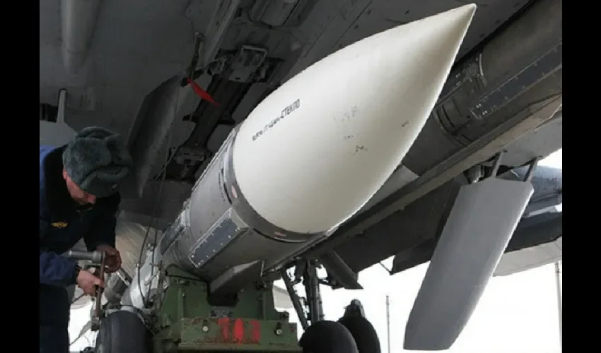 Foto ilustrativa del misil. 