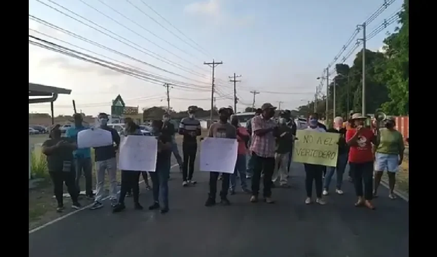 Foto ilustrativa de las protestas. 