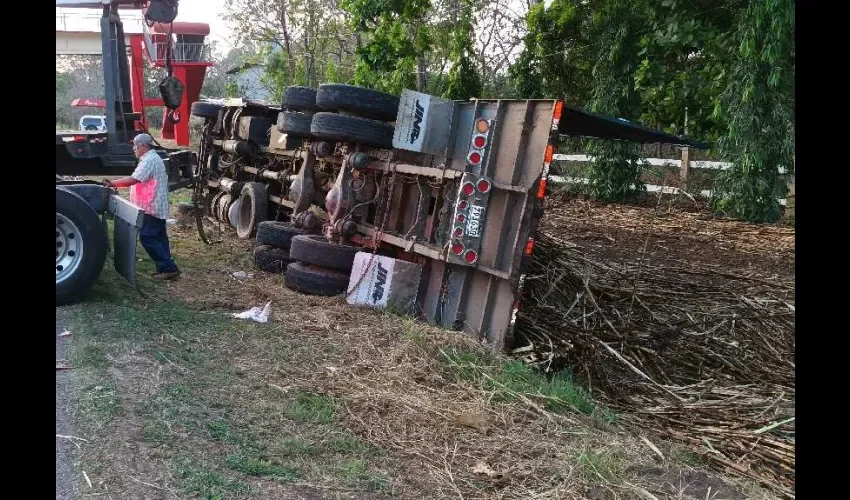 Foto ilustrativa del accidente. 