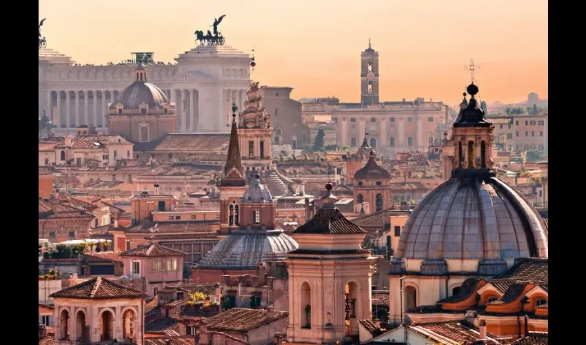 Foto ilustrativa de la ciudad de Roma. 