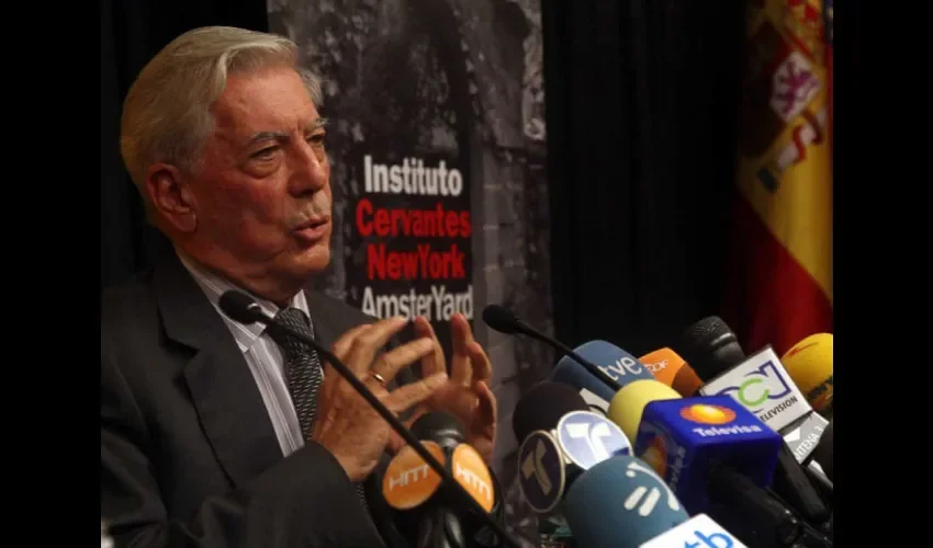 Foto ilustrativa de Vargas Llosa. 