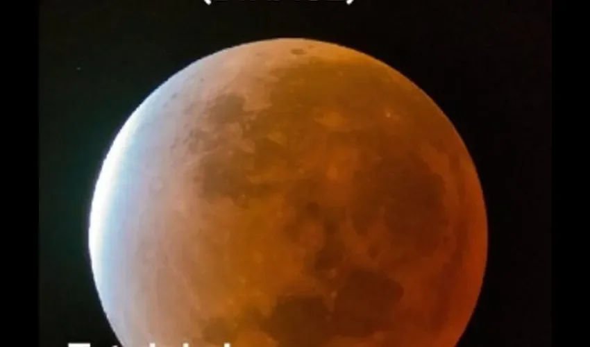 La Luna atravesará la sombra de la Tierra y se verá de color rojo oscuro durante la totalidad.