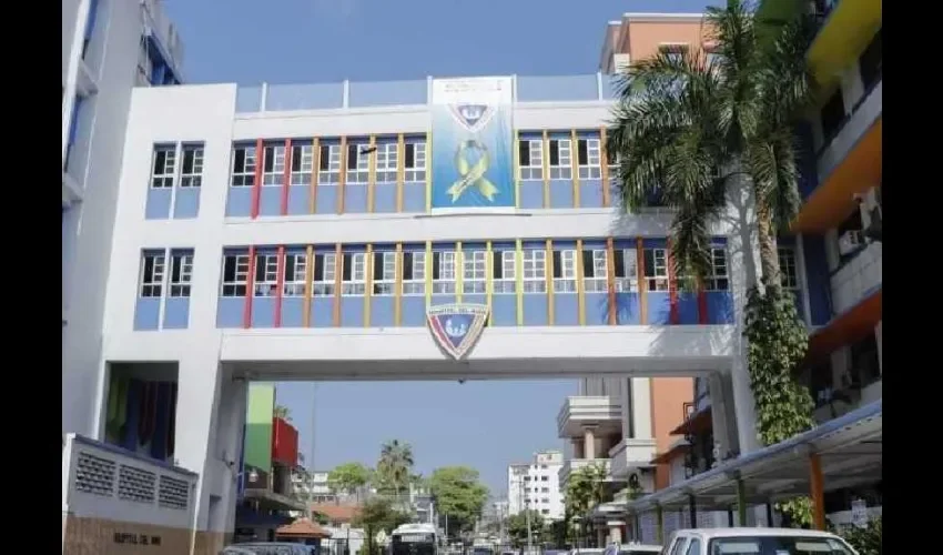 Foto del Hospital del Niño. 