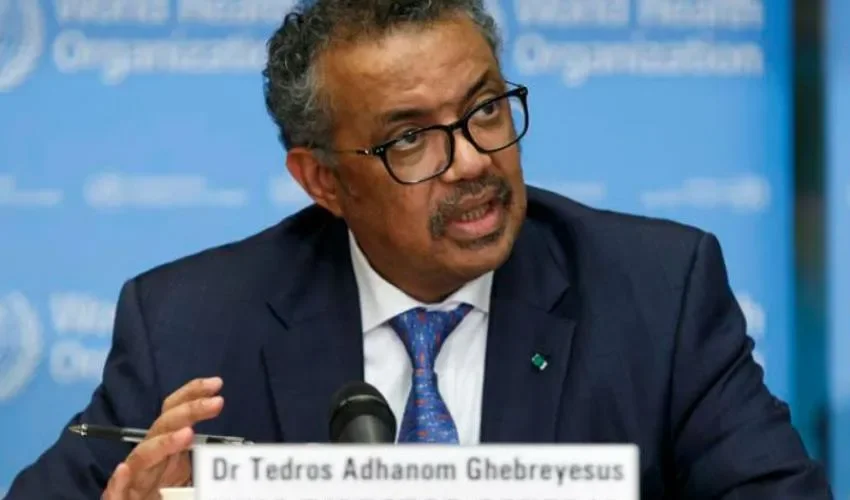 El director general de la Organización Mundial de la Salud (OMS), Tedros Adhanom Ghebreyesus. EFE.