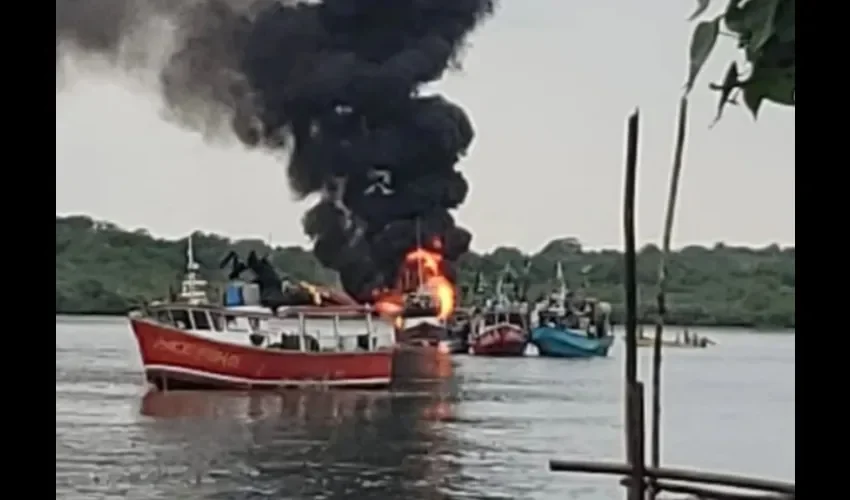 Foto ilustrativa del incendio. 