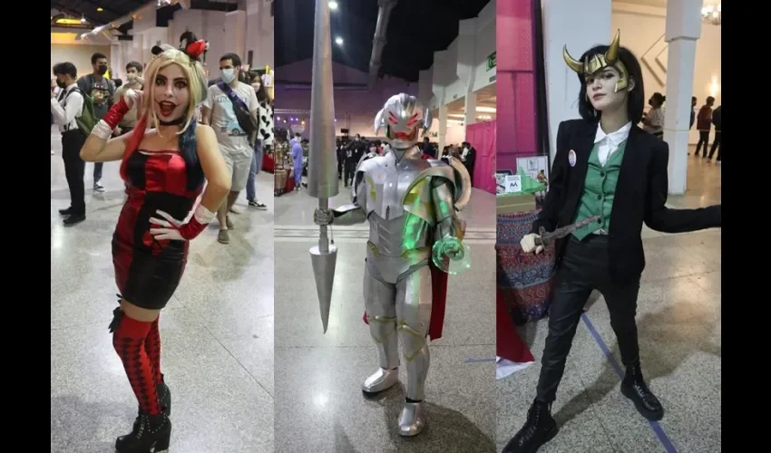 Foto ilustrativa de algunos personajes con cosplay. Foto: Santos Oliveros y Emanuel Martínez